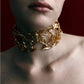 N188ZA Exaggerated Hollow Flower Carving Personality Necklace Tribal Heavy Industry Geometric Retro Elegant Necklace