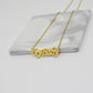 Crybaby necklace simple creative letter necklace female