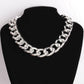 Creative Jewelry Fashion Simple Trend Geometric Clavicle Chain Exaggerated Aluminum Chain Necklace
