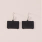 E1337 Simple Plate Earrings Retro Nostalgic Acrylic TV Earrings Personality Creative Earrings