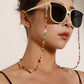 Jewelry Fashion Candy Color Round Beads Beads Glasses Chain Women's Versatile Multi-purpose Non-slip Anti-lost Lanyard