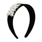 F3758 Exaggerated velvet rhinestone headband baroque personality retro hair accessories fashion street photography creative headband