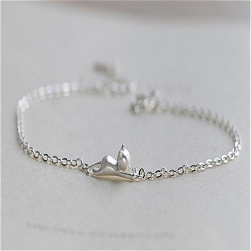 Small Animal Bracelet Exquisite Minimalist Hanging Cat Bracelet Simple Hanging Cat Bracelet