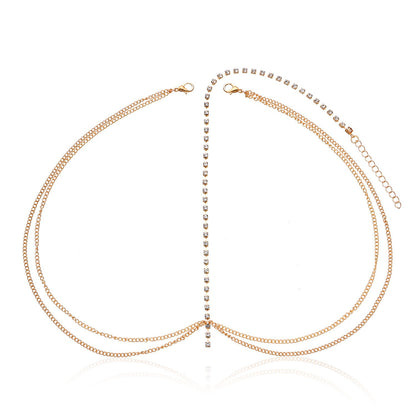 Street Shot Super Shiny Sequins Wavy Gem Diamond Chain Headwear Hairband Hair Accessories