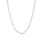 Fashionable millet grain imitation pearl braided twist winding temperament double layer short necklace collarbone necklace