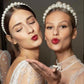 1F161 style temperament headband fashion simple trend pearl hairpin hair accessories