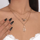N8988 multi-layer snake-shaped pendant necklace personalized five-pointed star fashion necklace temperament creative necklace female