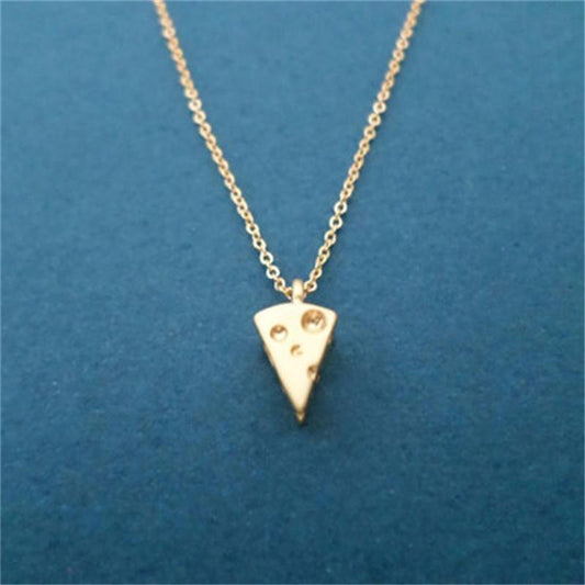 Jewelry Good Friend Set Chain Eight Petals Mosaic Cheese Pendant Necklace Explosive Special Offer