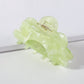 F4119 Internet celebrity candy color fashion shark clip acrylic simple hollow color temperament disc hair clip hair clip