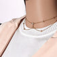 Jewelry Fashion Ball Rhinestone Necklace Female Simple Metal Chain Rhinestone Clavicle Necklace Jewelry