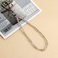 Jewelry Transparent Rice Beads Pink Crystal Beads Contrasting Color Mobile Phone Chain Fashion Trendy Mobile Phone Ornament