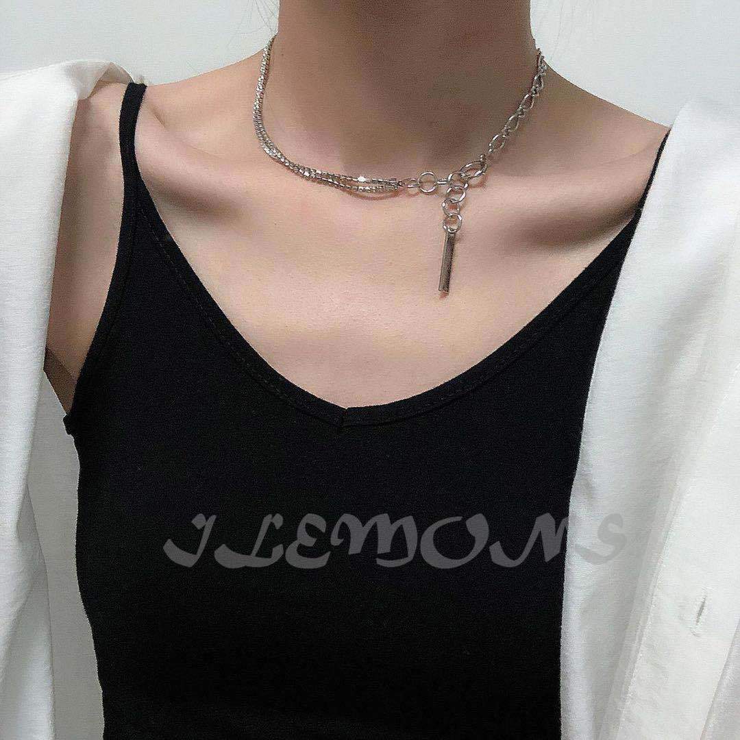 Designer tassel pendant jewelry flash diamond crystal collar necklace choker cold collarbone chain