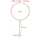 Jewelry Simple Long Section Tassel Imitation Pearl Pendant Necklace Necklace Female Ins Niche Design