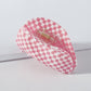 F4128 French checkerboard color hairpin acetate plate retro semicircle fashion net red back head grab clip female