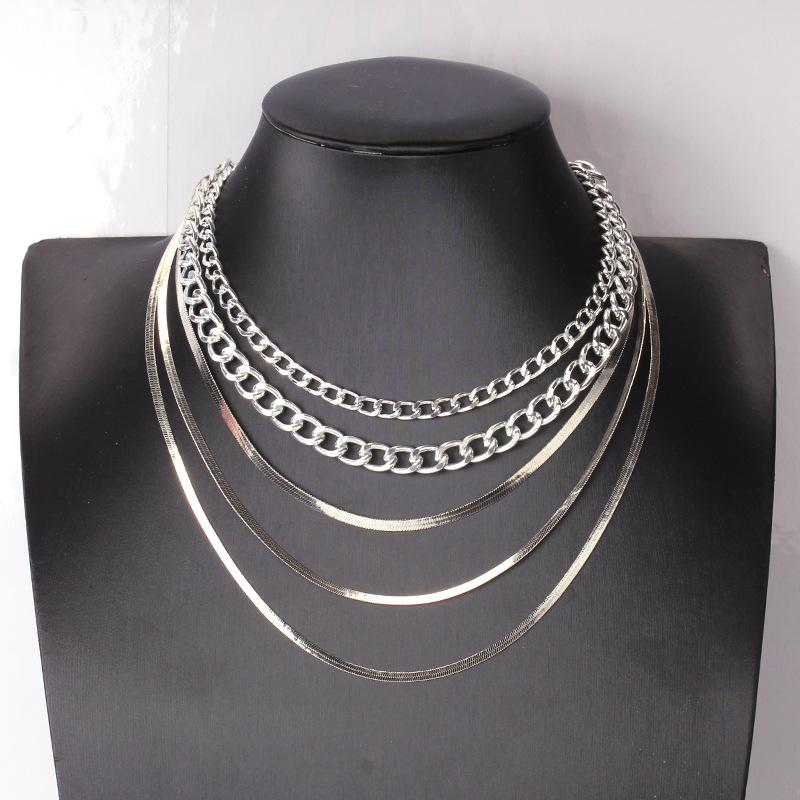 Simple three-dimensional small love necklace double-layer peach heart mirror heart-shaped clavicle chain ins all-match accessories