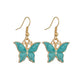 Jewelry Drip Oil Butterfly Earrings Female Retro Fashion Creative Earrings