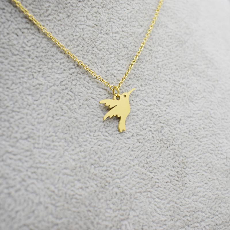 Simple and versatile cute animal little swallow pendant necklace clavicle chain necklace