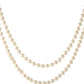 Fashion Simple Pearl Necklace Fashion Multilayer Sweater Chain Clavicle Chain Jewelry