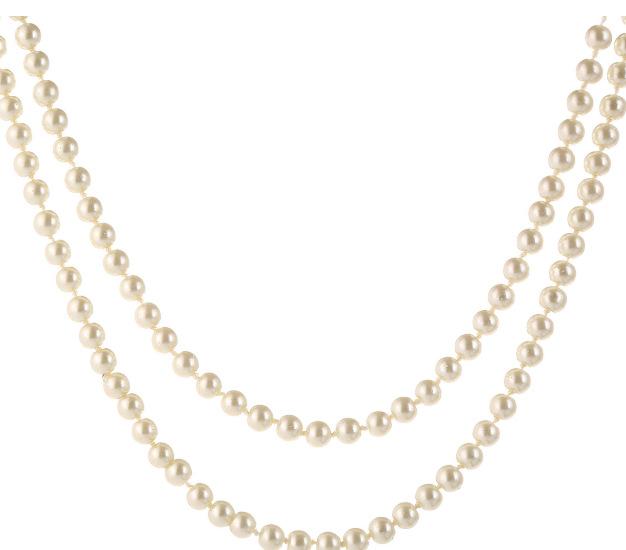 Fashion Simple Pearl Necklace Fashion Multilayer Sweater Chain Clavicle Chain Jewelry