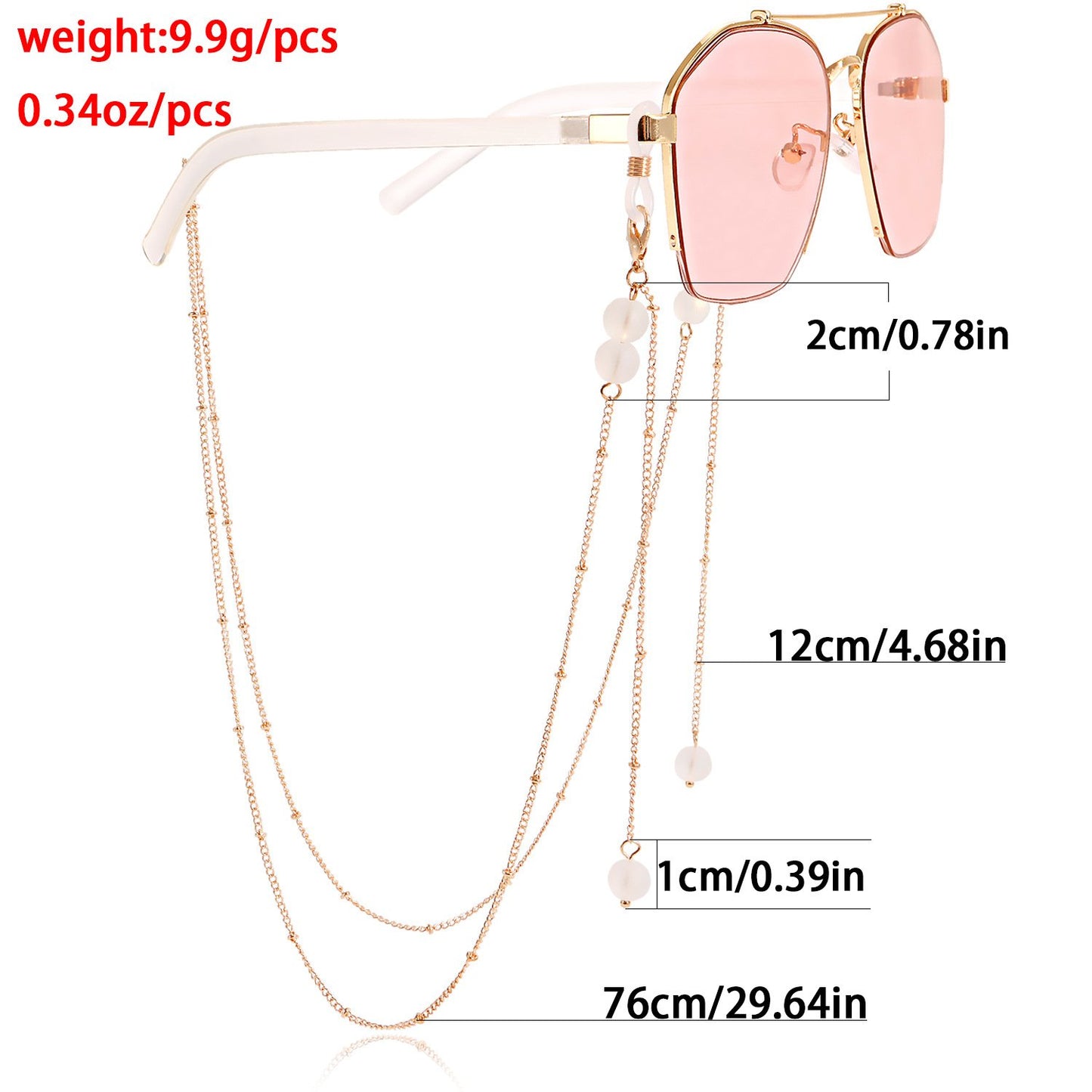Mask hanging chain glasses hanging chain mask chain glasses chain stone mask chain picture stone glasses chain