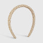 F4473 Creative fashion small fragrance headband French light luxury temperament elegant gold beads simple non-slip headband