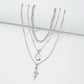 N8611 Jewelry Animal Snake Simple Necklace Personality Temperament Fashion Multilayer Pendant Necklace