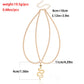 Jewelry Simple Retro Flat Snake Chain Tassel Necklace Female Ins Pastoral Snake Pendant Necklace