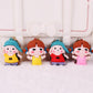 Creative cartoon boy girl key chain cute couple key pendant bag pendant