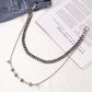 Hip-hop punk fashion metal waist chain personality popular double-layer jeans chain ins