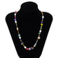 Jewelry simple rice bead woven imitation pearl necklace ethnic mix and match small daisy gravel necklace female