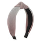 F5162 French light luxury creative tie-dye color contrast personality headband fabric knotted bright silk vertical pattern fashion headband female