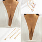 Jewelry Sexy Long Y Shape Geometric Rhinestone Necklace Imitation Pearl Versatile Butterfly Tassel Necklace