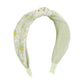 F4386 Mori girl fashion wide-brimmed knotted headband spring and summer small fresh printing color net red headband hair buckle