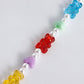 Jewelry ins fashion candy color bear foot jewelry female exquisite resin imitation pearl jewelry shoe chain