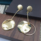 Fashion shiny twisted piece ring long rod earrings birthday party night performance earrings stall