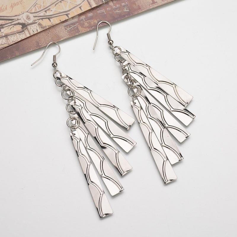 Fashion Earrings Long Tassel Earrings Earhooks Temperament Simple Sweet Earrings For Women