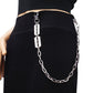 Jewelry punk hip-hop razor blade decoration body chain men and women hipster all-match single-layer pants chain