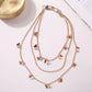 Jewelry popular alloy butterfly body chain female punk exaggerated personality multi-layer waist chain