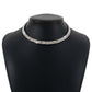 N134 Necklace Hong Kong Claw Chain Row Diamond Geometric Elegant Necklace Temperament Creative Fashion Necklace