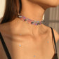 N9697 Jewelry Personality Exaggerated Rivet Leather Necklace Punk Harajuku Collar Necklace