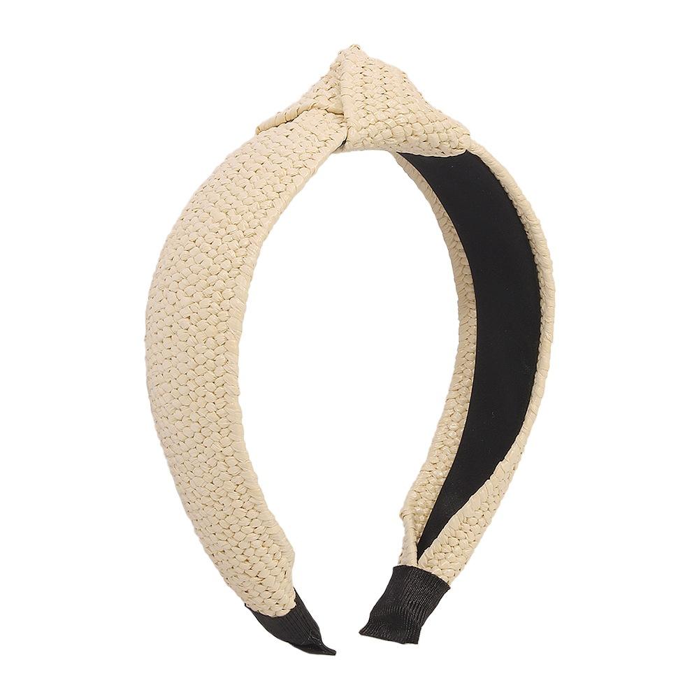 F3924 trendy temperament hair accessories simple personality net red hairpin braided wide-brimmed knotted headband female