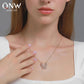Hollow-out butterfly necklace female super fairy celebrity micro-inlaid zircon necklace ins tide net red butterfly clavicle chain