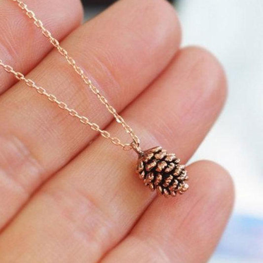 Simple Fashion Pine Nut Herbarium Necklace Popular Necklace