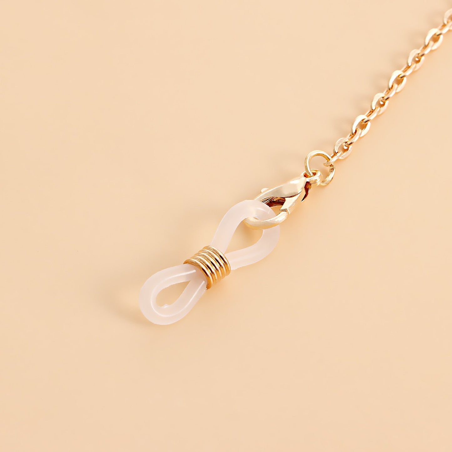 Fashion popular mask hanging chain glasses chain necklace acrylic resin mask chain