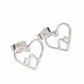 Overseas, cute heart stud earrings, mountain stud earrings, classic and versatile accessories