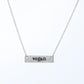 Jewelry strip hand-smeared Vegan personality vegetarian lifestyle pendant necklace