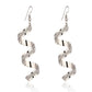 Long Fashion Earrings Frosted Spiral Earrings Earrings Accessories Jewelry