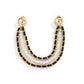 Jewelry temperament small velvet chain imitation pearl waist chain retro personality jeans accessories