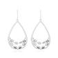 Ins hollow water drop earrings female Bohemian ethnic creative chain tassel earrings temperament earrings