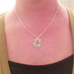 Explosive "nomatterwhere" compass necklace compass letter handmade pendant necklace